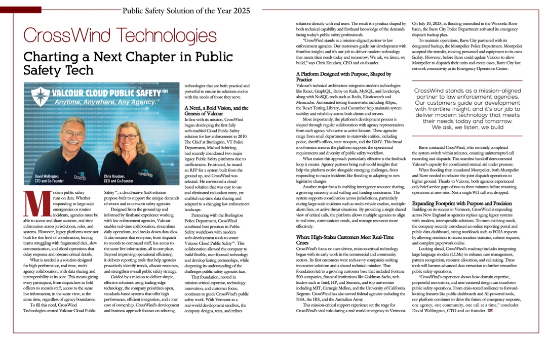 GovCIO CrossWind Award Sept 2025